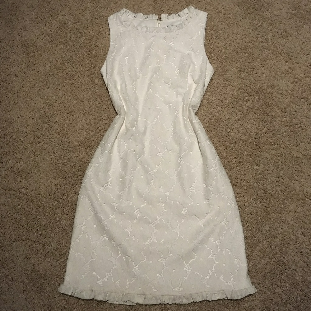 ✴️ J. Howard Floral Lace Overlay Shift Dress